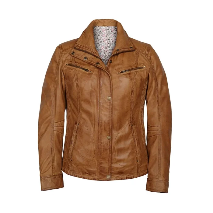 Women Leather Jacket - Image 1